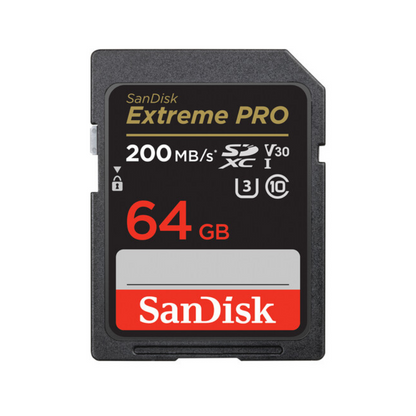 SanDisk 64GB Extreme PRO UHS-I SDXC Memory Card