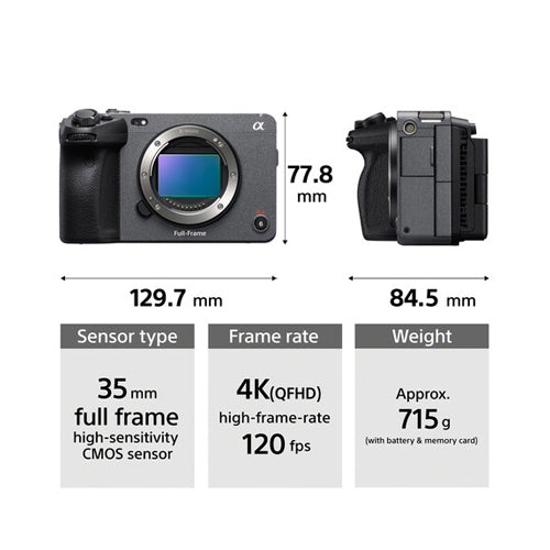 Sony FX3 Full-Frame Cinema Camera