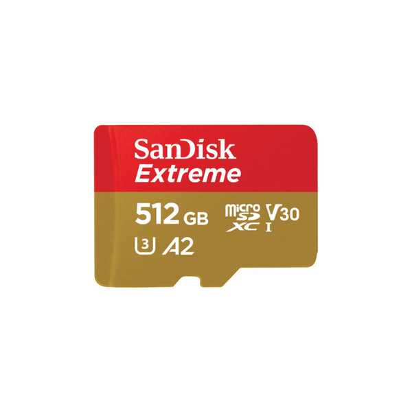 SanDisk 512GB Extreme UHS-I micro SD (190Mb/s)