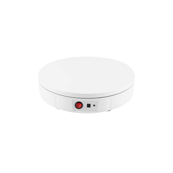 Rotating Turning Table 360 degree, White-22cm