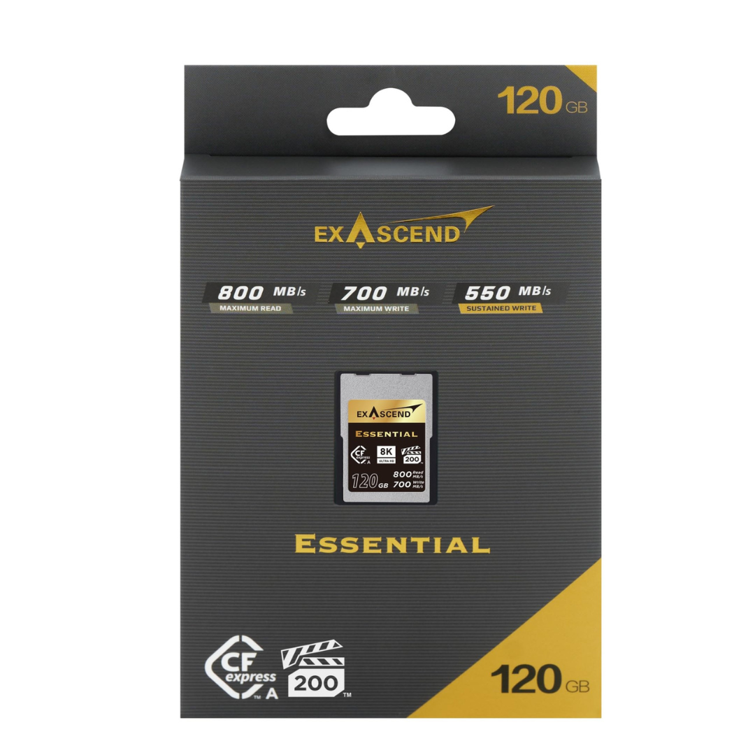 Exascend 120GB Essential Series CFexpress Type A Memory Card