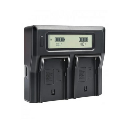 Dual Digital Battery Charger for NP-F970/750/550