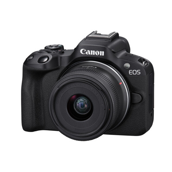 Canon EOS R50 Mirrorless Camera with 18‑45 mm Lens – 24 MP APS‑C, 4K Video, Dual Pixel AF
