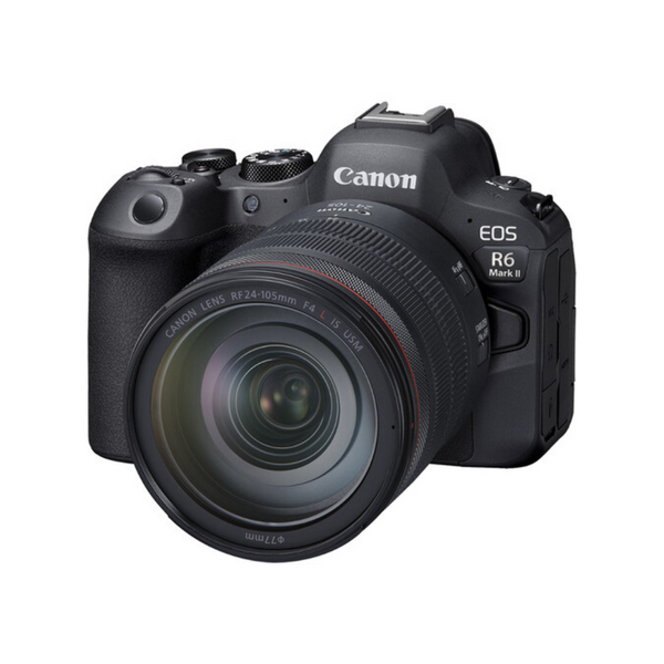 Canon EOS R6 Mark II Mirrorless Camera with 24-105mm f/4 Lens – 24MP Full-Frame, 4K Video, Dual Pixel AF