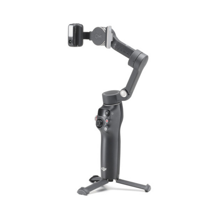 A DJI Osmo Mobile 7P Smartphone Gimbal with an extended arm and base, displayed on a white background.