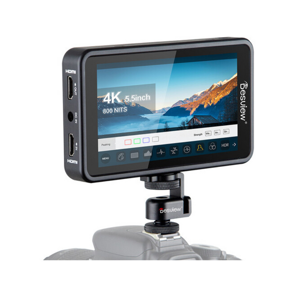 Desview R5 II 5.5″ On‑Camera Touchscreen Monitor – 4K HDMI, 800 nits