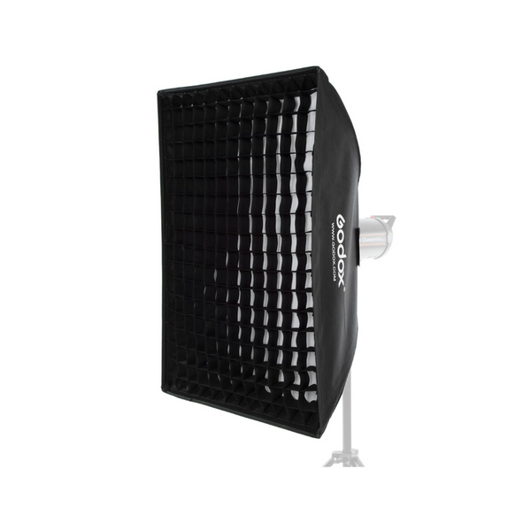 Godox Rectangular Softbox 60 × 90 cm – Bowens Mount, Dual Diffusers & Honeycomb Grid