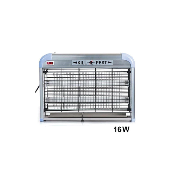 Pest control light with 'Kill Pest' label and '16W' rating on a white background