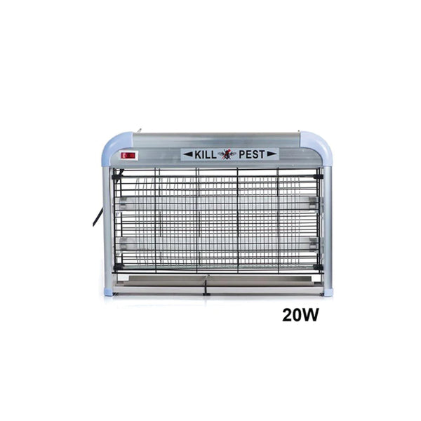 Pest control device with 'Kill Pest' label and '20W' rating on a white background