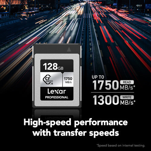 Lexar 128GB Professional CFexpress Type B Card SILVER Series – PayLess