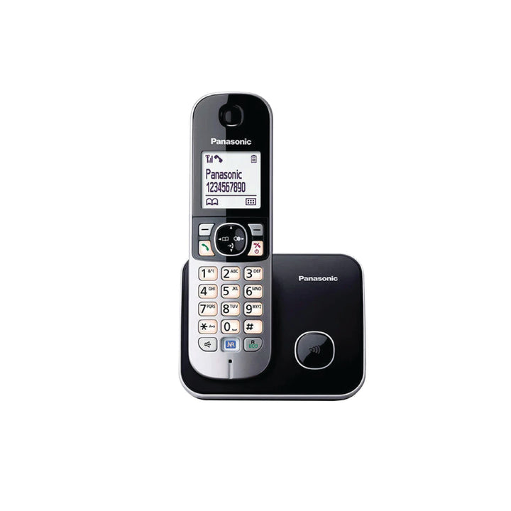 Panasonic cordless phone set on a white background