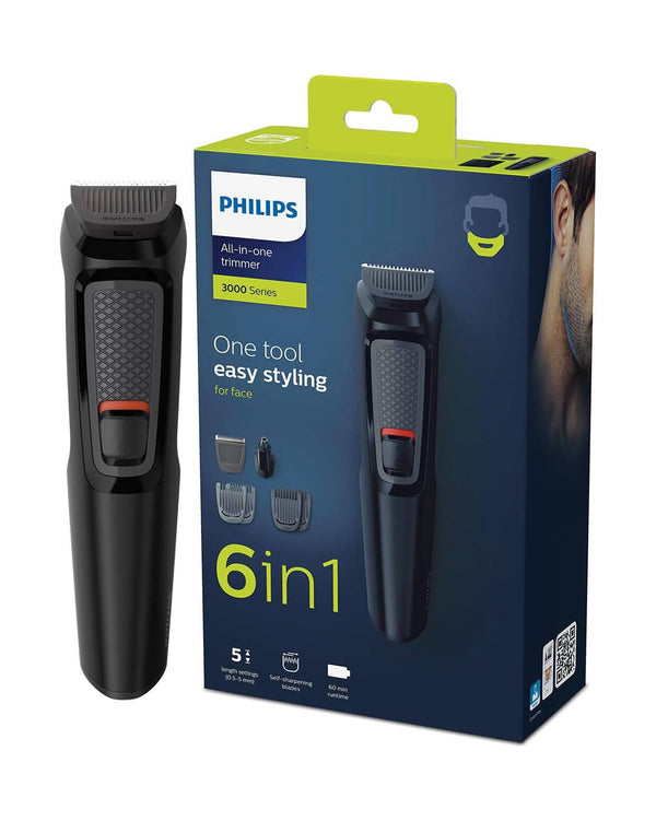 Philips MG3710/15 3000 Series 6‑in‑1 Multi Groomer – Face & Nose