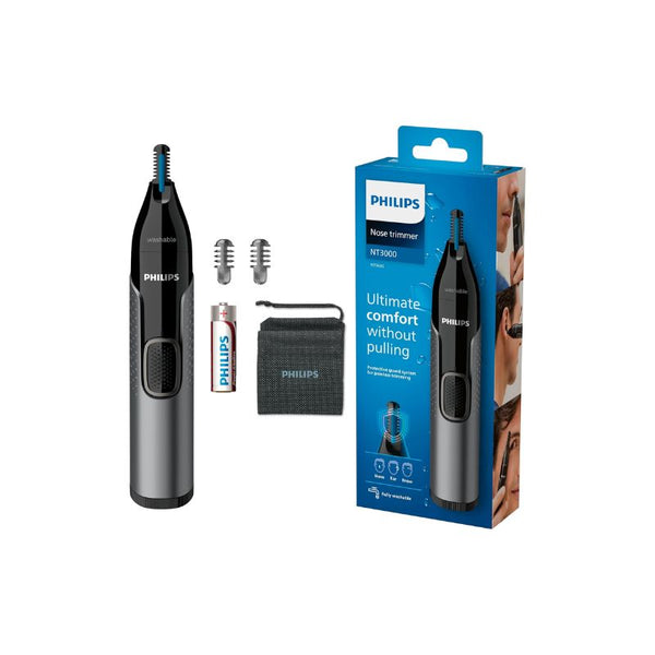Philips NT3650/16 3000 Series Nose, Ear & Eyebrow Trimmer – Wet/Dry