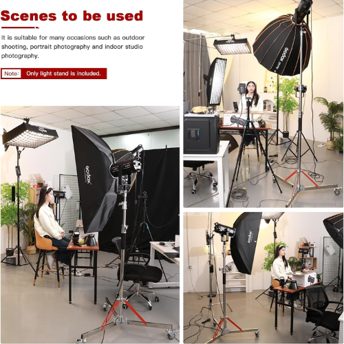ARQA 3M Light Stand With Wheels – PayLess
