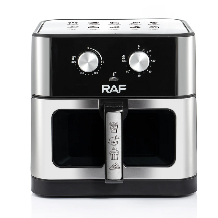 RAF air fryer on a white background