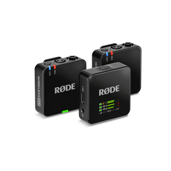 RODE Wireless GO (Gen 3) – 2‑Person Compact Wireless Mic System & Recorder