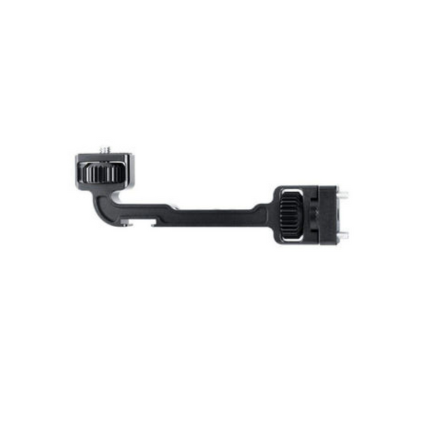 A black aluminum alloy monitor mount designed for DJI Ronin S with 360-degree rotatable adjustment.
