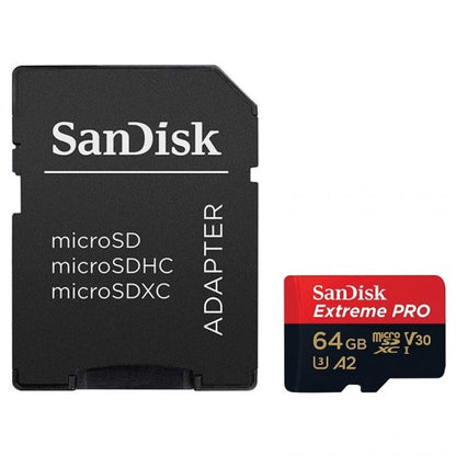 SanDisk 64GB Extreme Pro (200MB/S) Micro SD Card