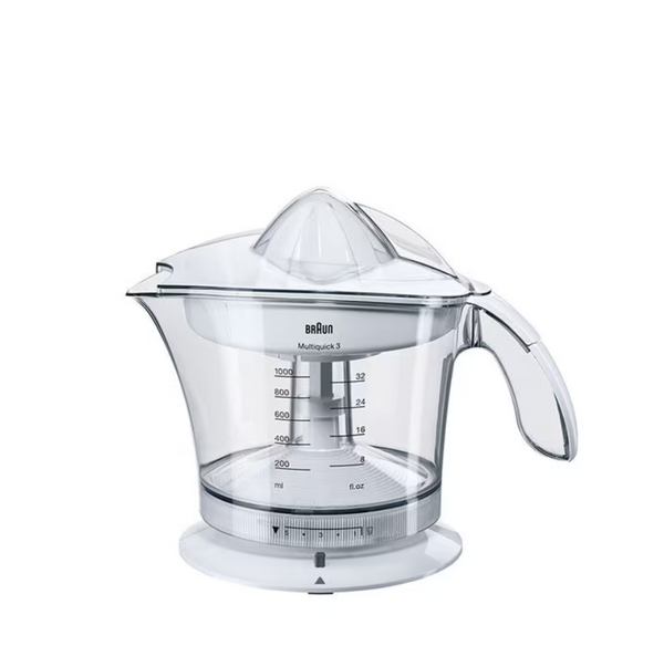 Braun MPZ9 MultiQuick 3 Citrus Juicer – 20 W, 1 L, Pulp Control