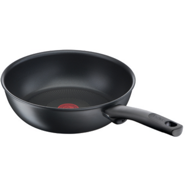 Tefal Unlimited Wok Pan 28cm G2551902 – Titanium Non-Stick, Induction-Ready