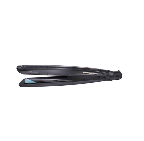 BaByliss ST327E Slim Hair Straightener – 28mm Diamond Ceramic, Wet & Dry
