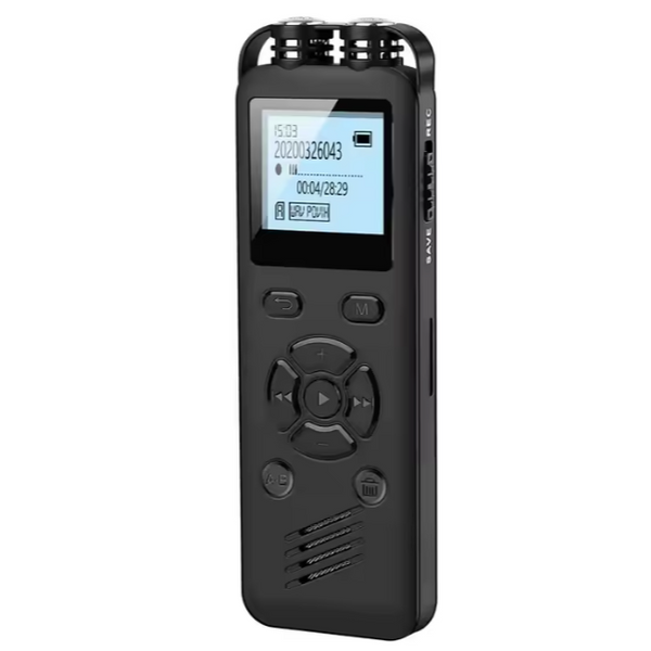 Tecnolux L69 Digital Voice Recorder – 8 GB, MP3/WAV, USB Transfer