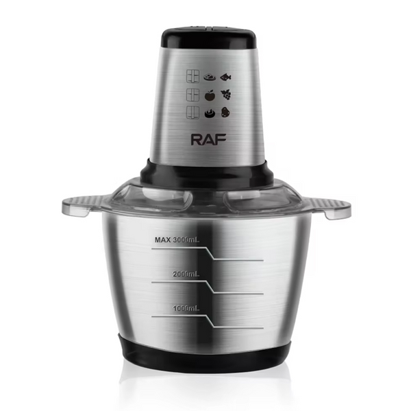 RAF R‑7031 Stainless Steel Food Processor – 1000 W, 3 L