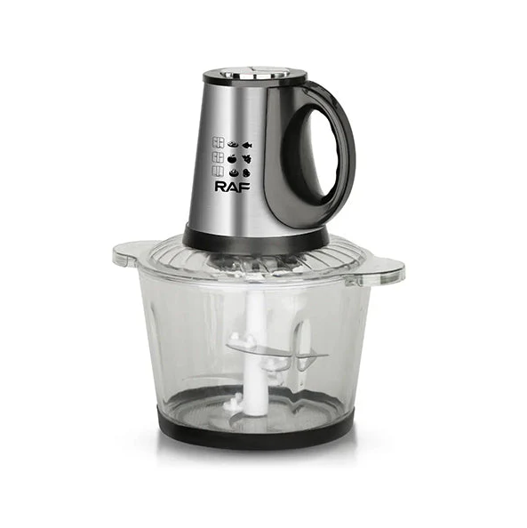 RAF R‑7022 800 W Food Processor – 3 L Glass Bowl, 4-Blade Chopper