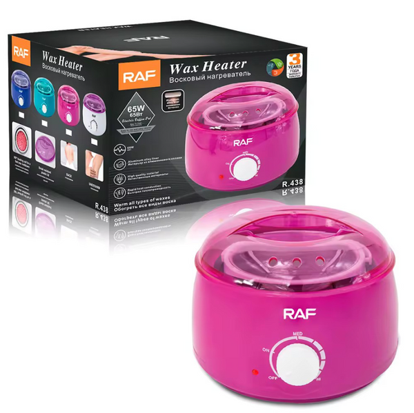 RAF Wax Heater – Adjustable Temperature Control R438 - Pink