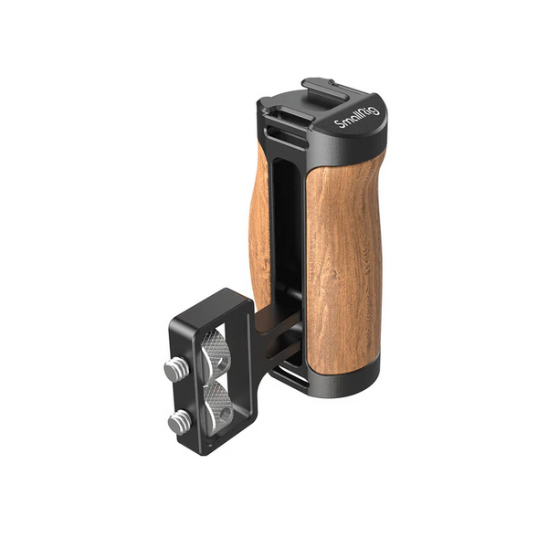 SmallRig Mini Wooden Side Handle – Adjustable with NATO Clamp (2913)