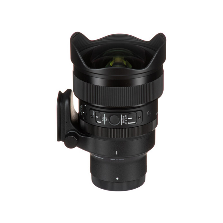 Camera lens on a white background