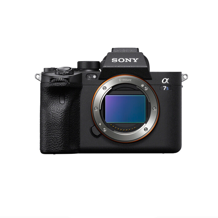 Sony camera on a white background