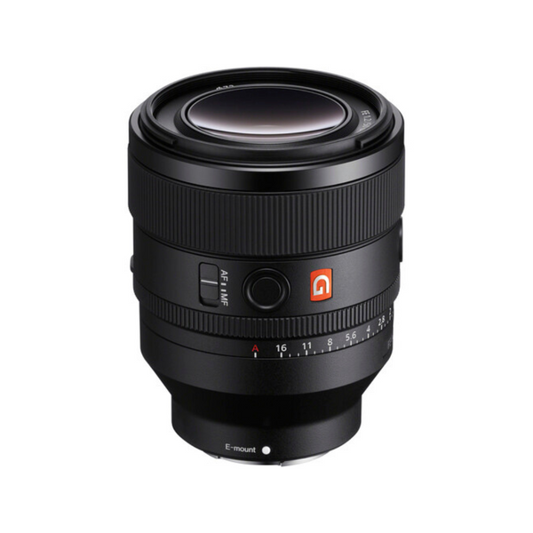 Sony FE 50mm f/1.2 GM Lens, a black lens with visible focus and aperture rings, designed for full-frame sensors.