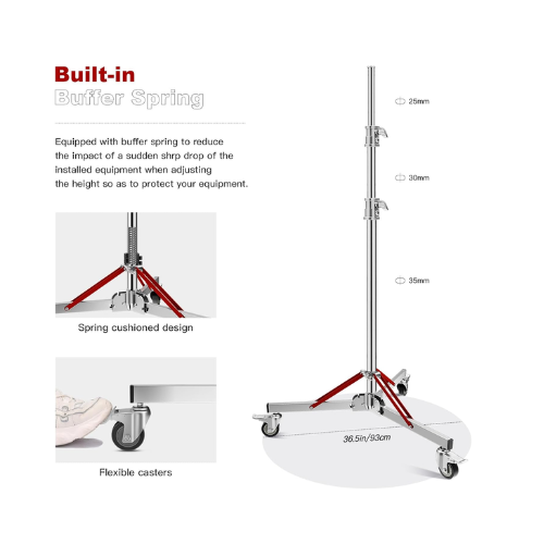 ARQA 3M Light Stand With Wheels – PayLess