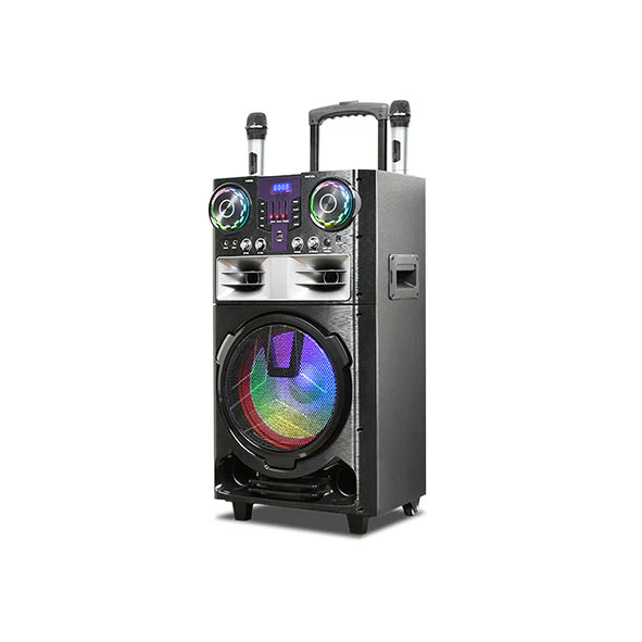 Technolux Bluetooth Karaoke Speaker – 12" + 2 Wireless Microphones - TS12Q8