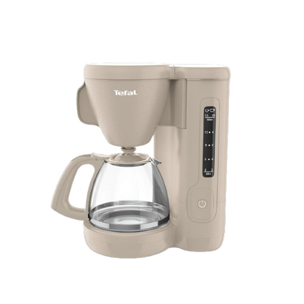 Tefal CM2M1B27 Morning Coffee Maker – 1.25 L, 10–15 Cups
