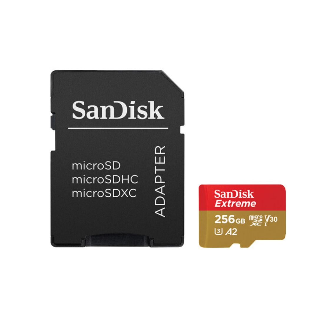 SanDisk 256GB Extreme UHS-I Micro SD