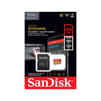 SanDisk 256GB Extreme UHS-I Micro SD