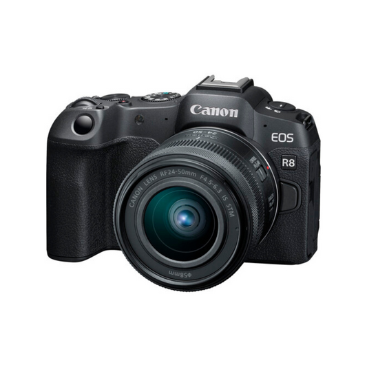 Canon EOS R8 Mirrorless Camera with RF 24-50mm f/4.5-6.3 IS STM Lens