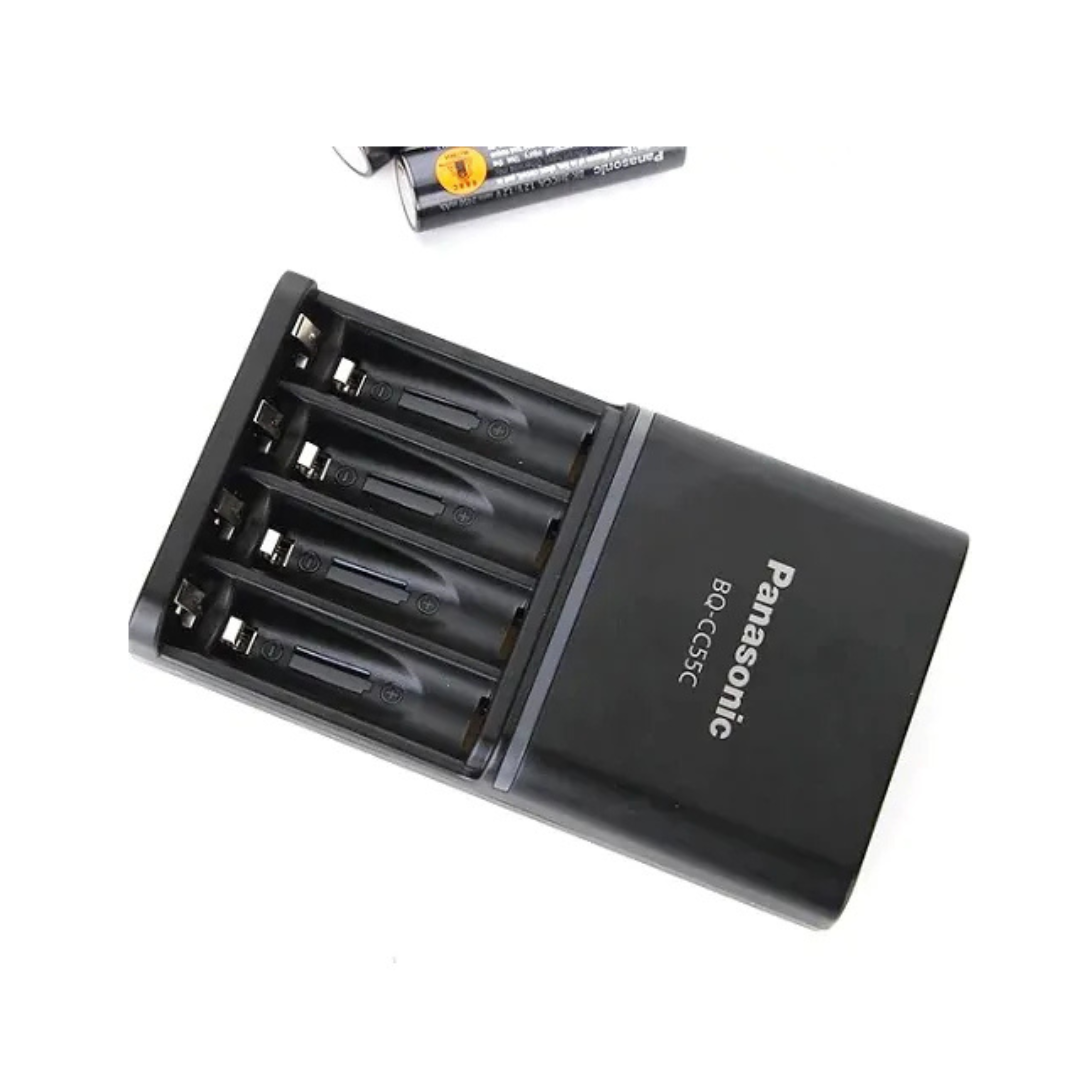 Panasonic Eneloop Pro 2550mAh Rechargeable Batteries with Charger