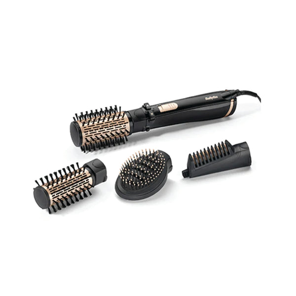 BaByliss AS964ROE Flawless Hair Rotating Air Styler – 1000 W, 4 Attachments