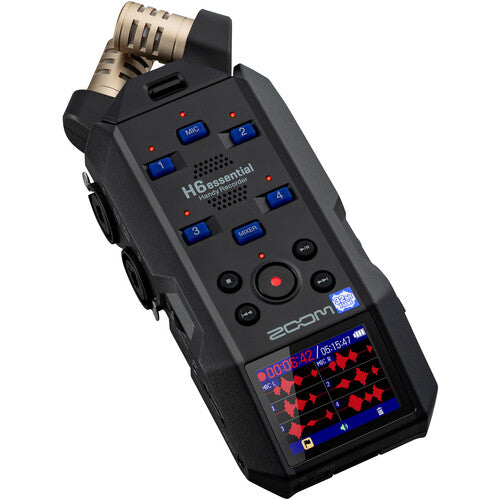 Zoom H6 Essential – 6‑Track 32‑Bit Float Portable Audio Recorder